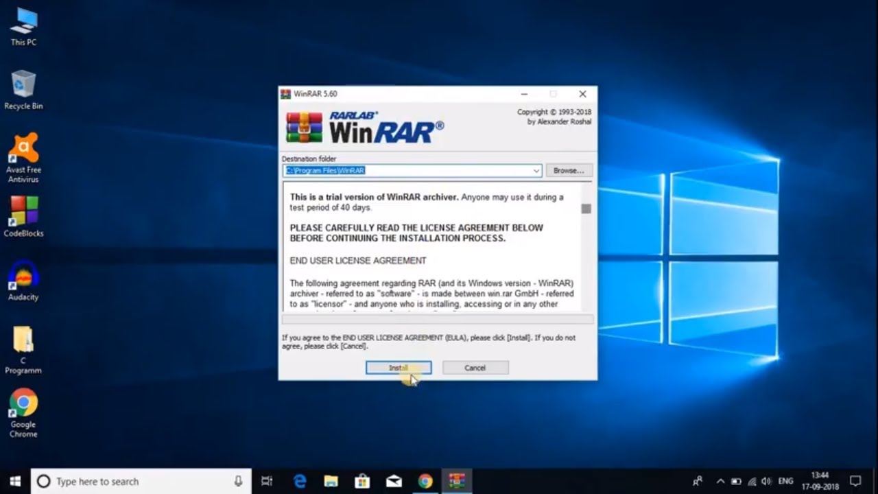Winrar Archive Free Download